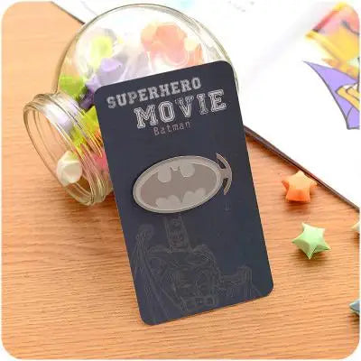 Batman Bookmark leaning on a jar