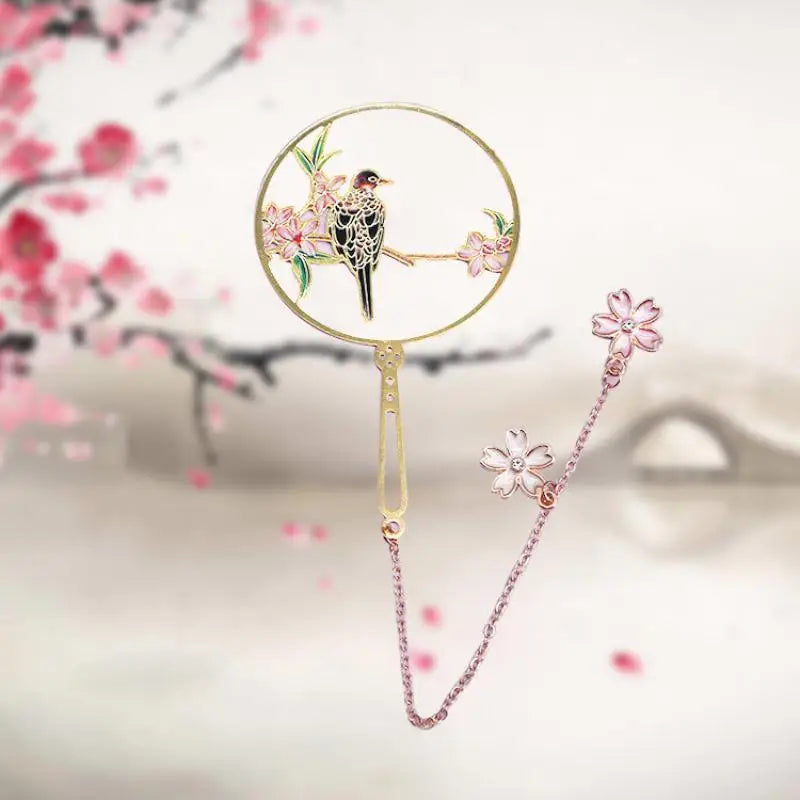 Back of bird on branch bookmarker