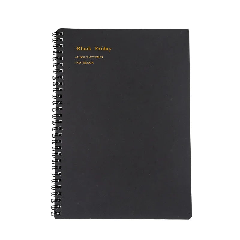 black notebook