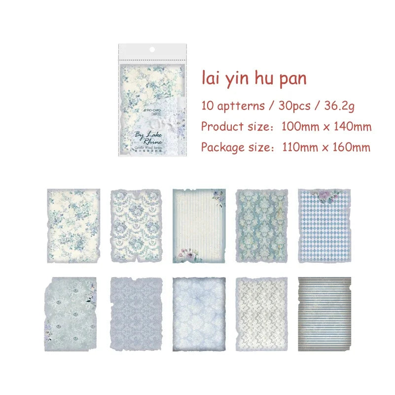 Blue Vintage Paper