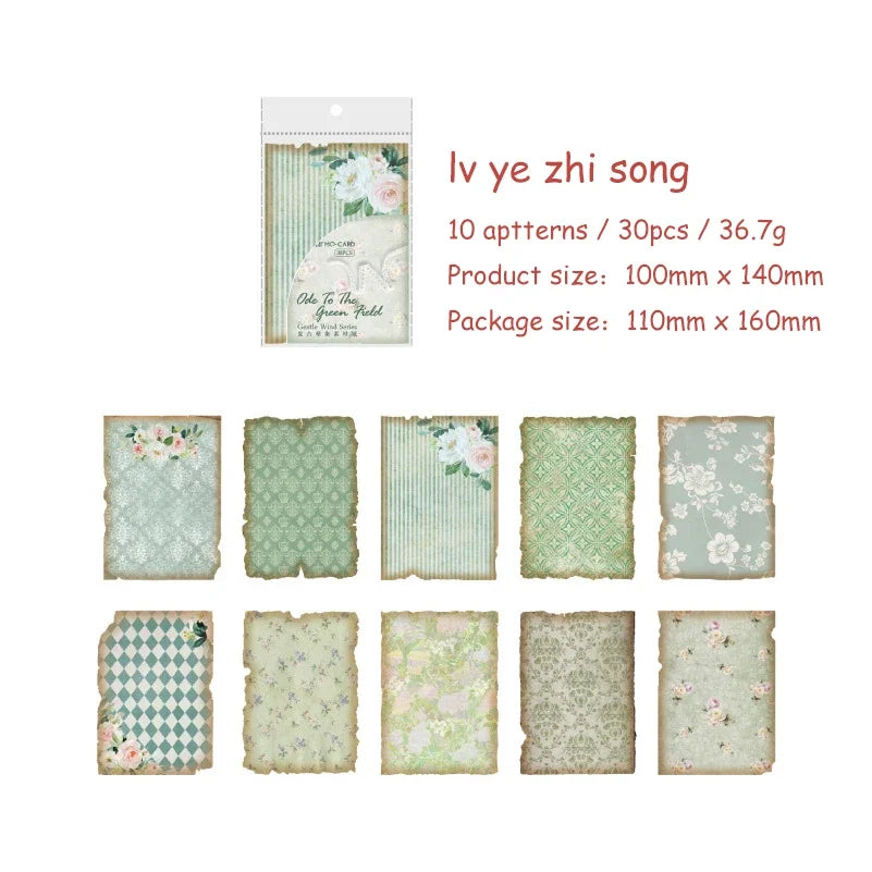 Green Vintage Paper