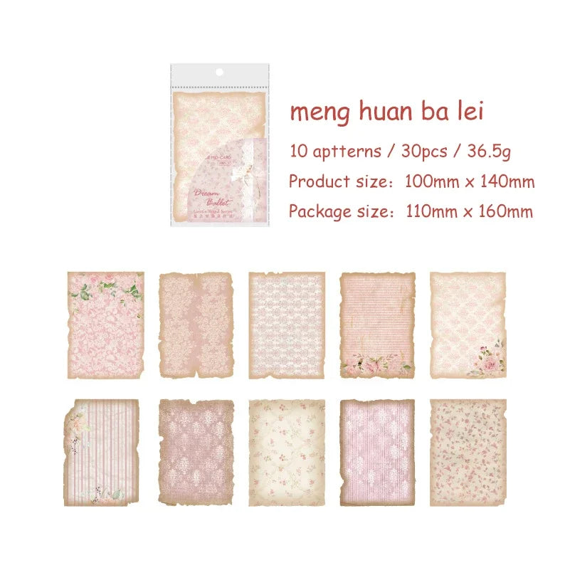 Lite Rose Vintage Paper