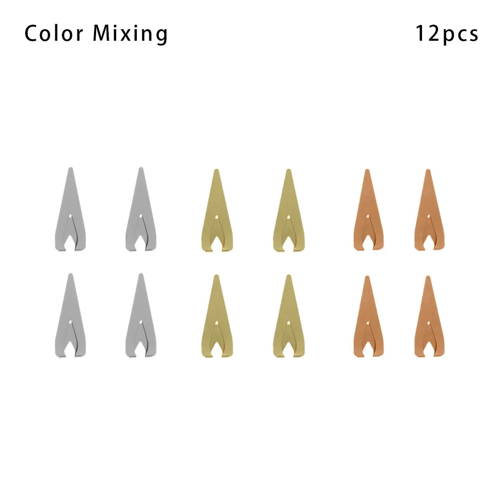 Multicolor Bookmarker Clips in a row