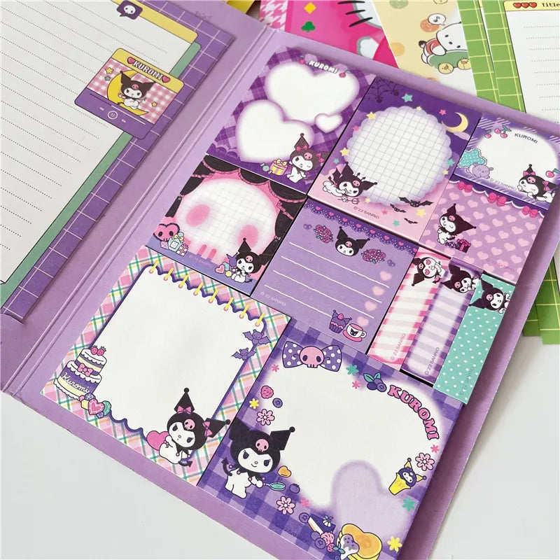 Hello Kitty Stationary Book Purple