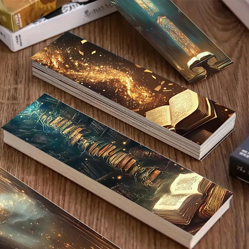 Decorative book with gold accents on a wooden surface