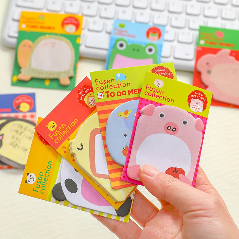 Variety o animal sticky notes