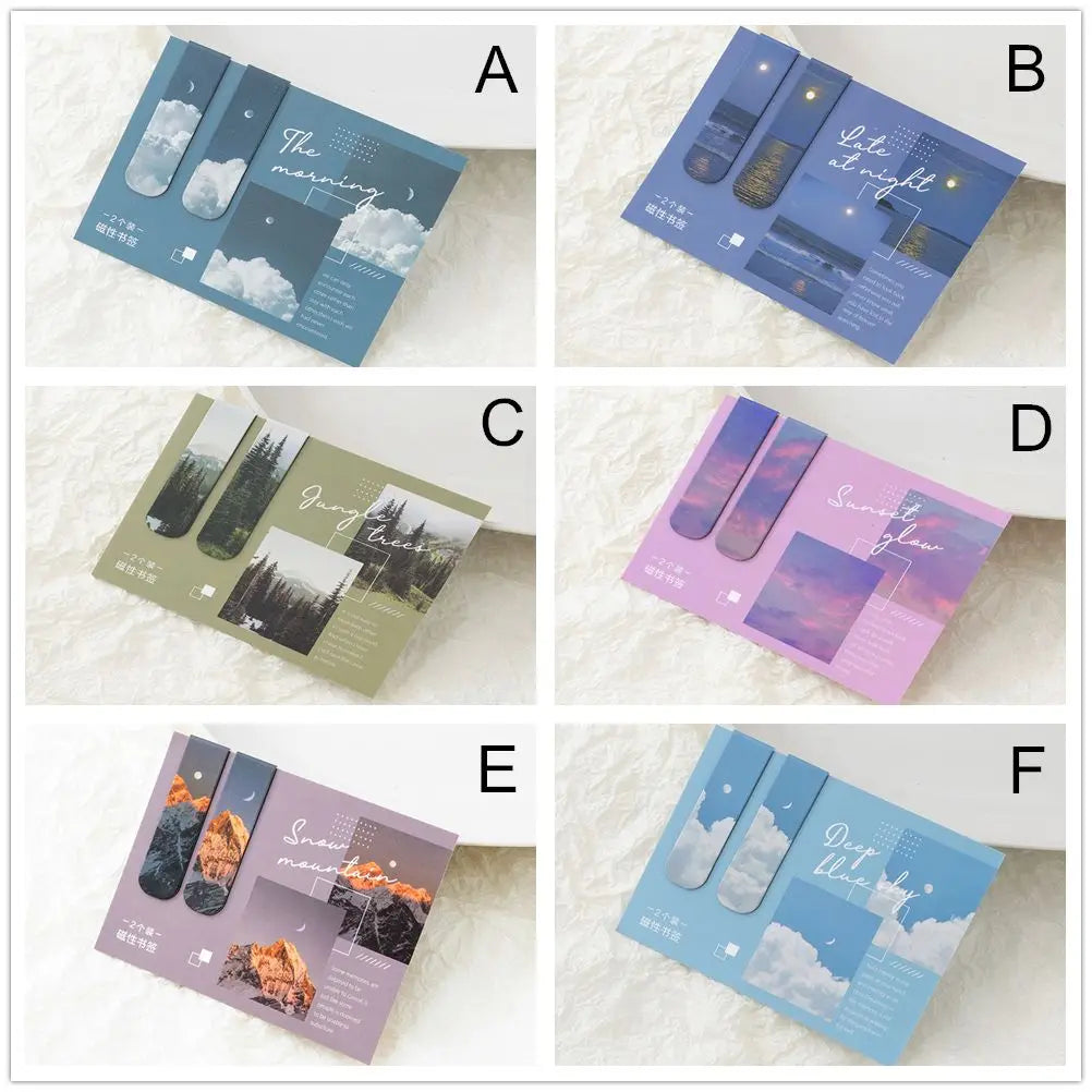 Six different designs of a product packaging on a textured surface.