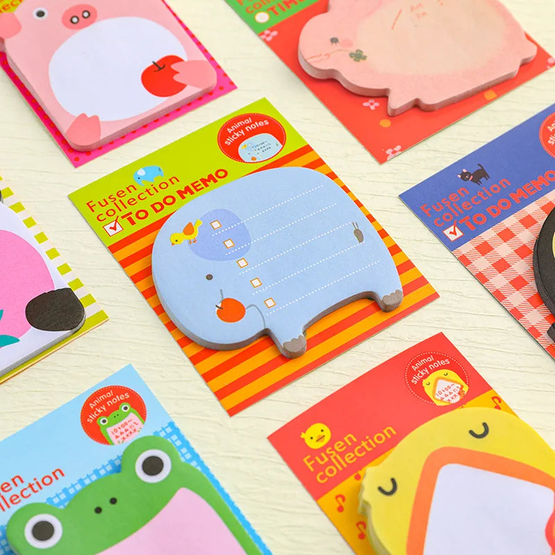 Animal sticky notes