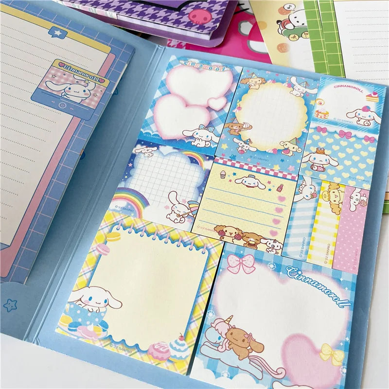 Hello Kitty Stationary Book Blue