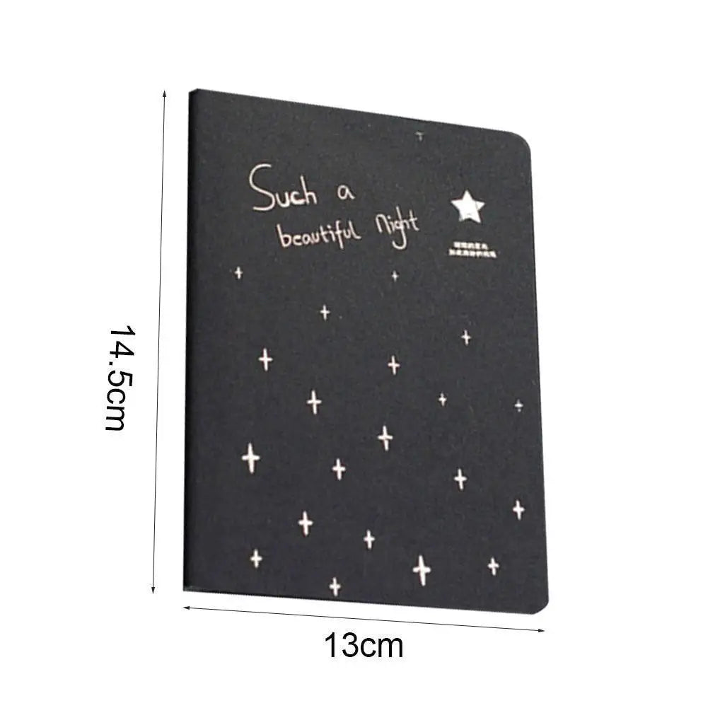 Black Sketchbook Diary Notebook